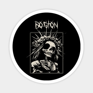 boston bride skeleton Magnet